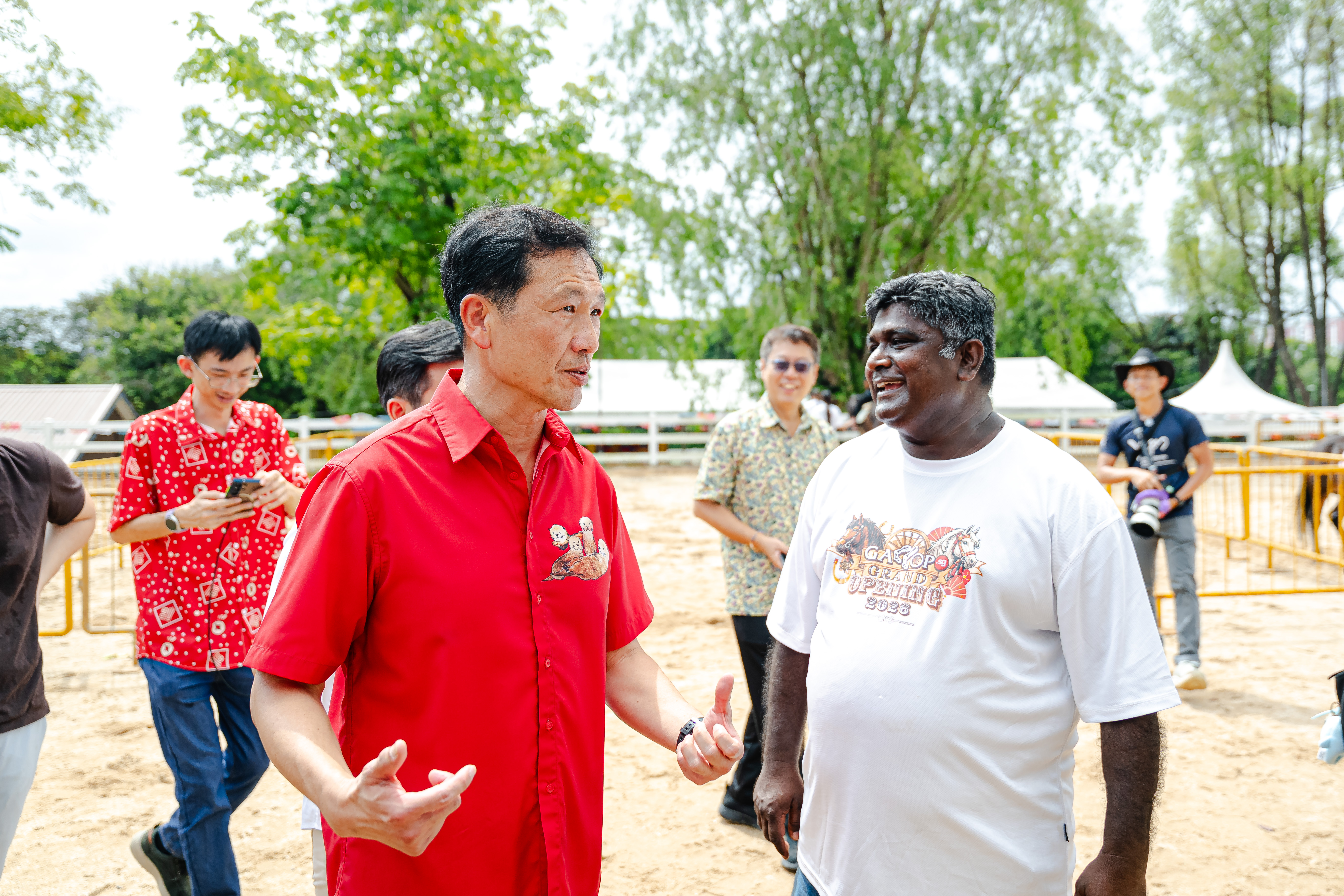 Guests celebrating at Gallop Stable