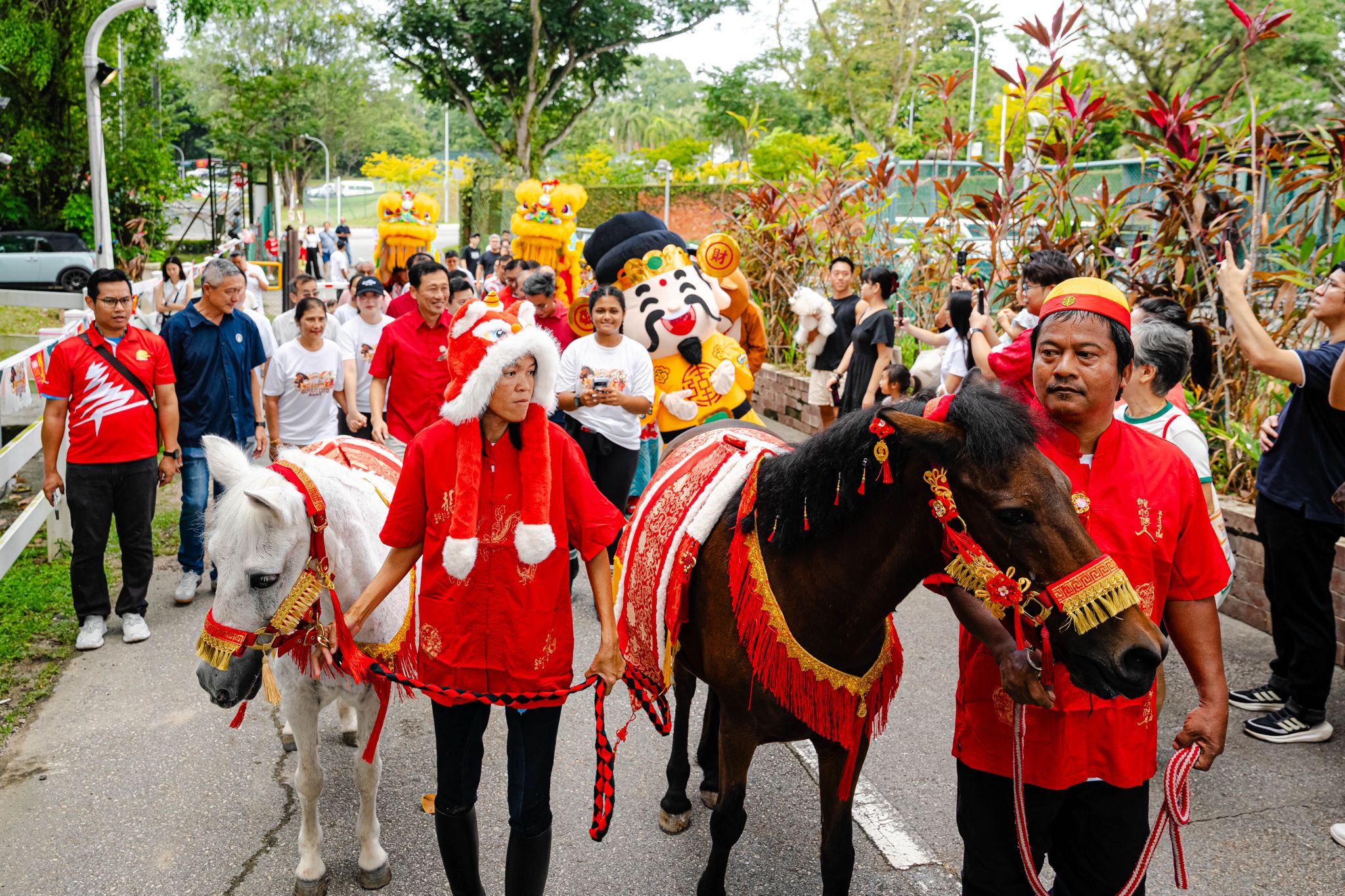 Guests at the Gallop Stable opening ceremony