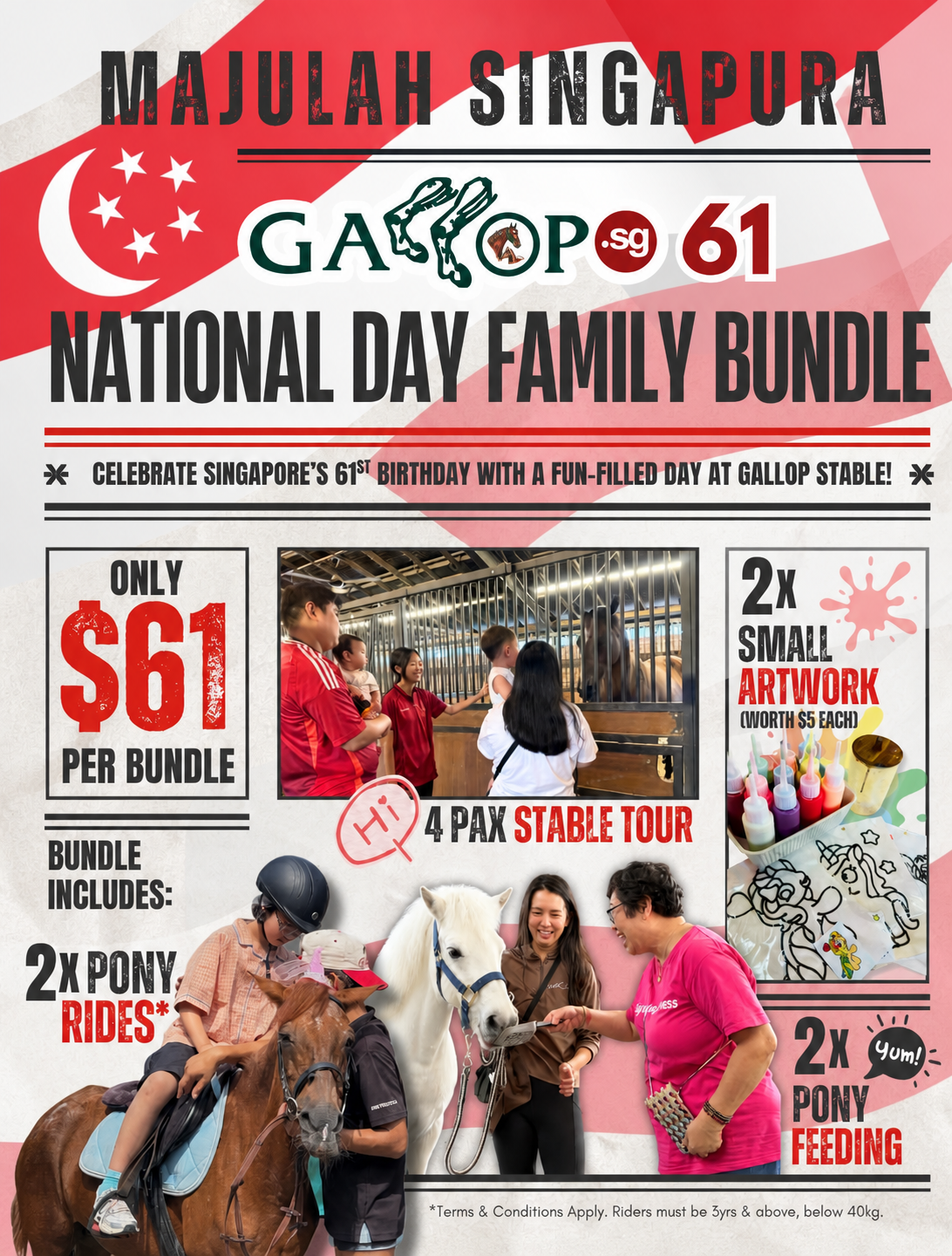 Gallop SG National Day Family Bundle promotion for Singapore's 61st birthday